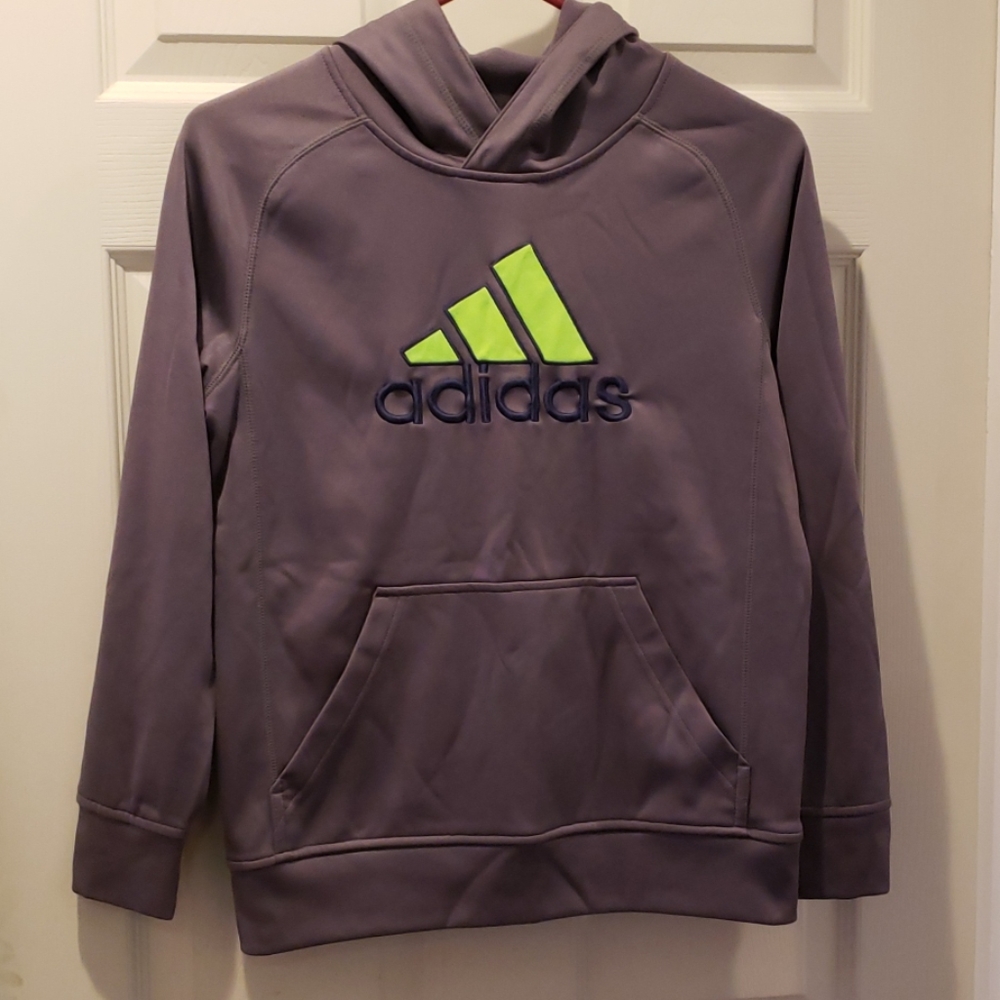 Boys Adidas Hooded Sweatshirt